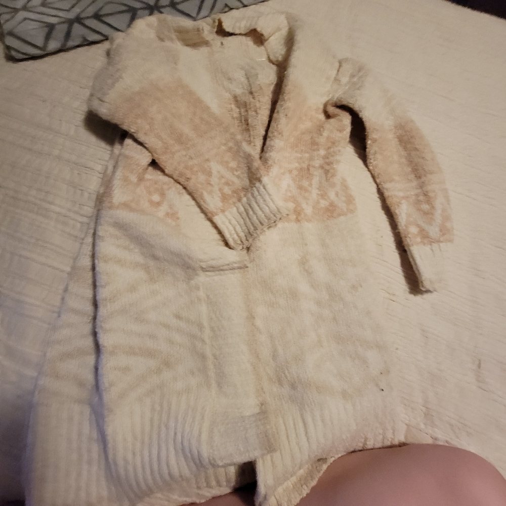 Long cozy cardigan